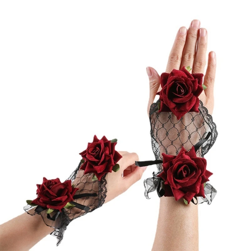 Sweet Ruffle Sleeves Girls Rose Wrist Cuffs for Woman Sweater Skirt Decorations Female Lace Wrist Cuffs Supplies DXAA
Sweet Ruffle Sleeves Girls Rose Wrist Cuffs for Woman Sweater Skirt Decorations Female Lace Wrist Cuffs Supplies DXAA