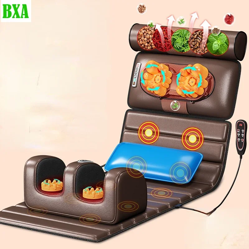 BXA Electric Heating Full Body Massager for Car Chair Office Lumbar Neck Pain Relief Vibration Cushion Shoulder Back Massage Mat
BXA Electric Heating Full Body Massager for Car Chair Office Lumbar Neck Pain Relief Vibration Cushion Shoulder Back Massage Mat