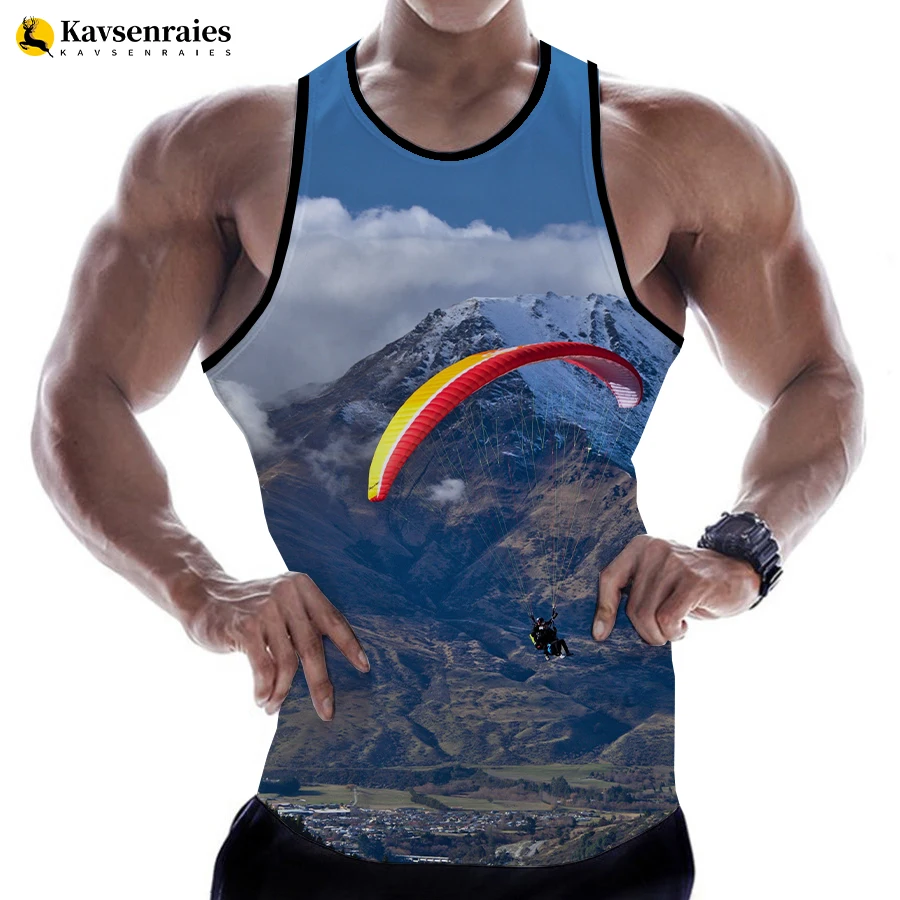 2023 New Fashion Summer Sport Paragliding Men Tank Tops Sleeveless Tops Digital Printing Beach Tops 3D Printed Oversized T-shirt
2023 New Fashion Summer Sport Paragliding Men Tank Tops Sleeveless Tops Digital Printing Beach Tops 3D Printed Oversized T-shirt