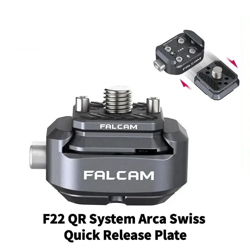 

Ulanzi FALCAM F22 QR System Arca Swiss Quick Release Plate Clamp for DSLR Camera Tripod Adapter Mount 1/4