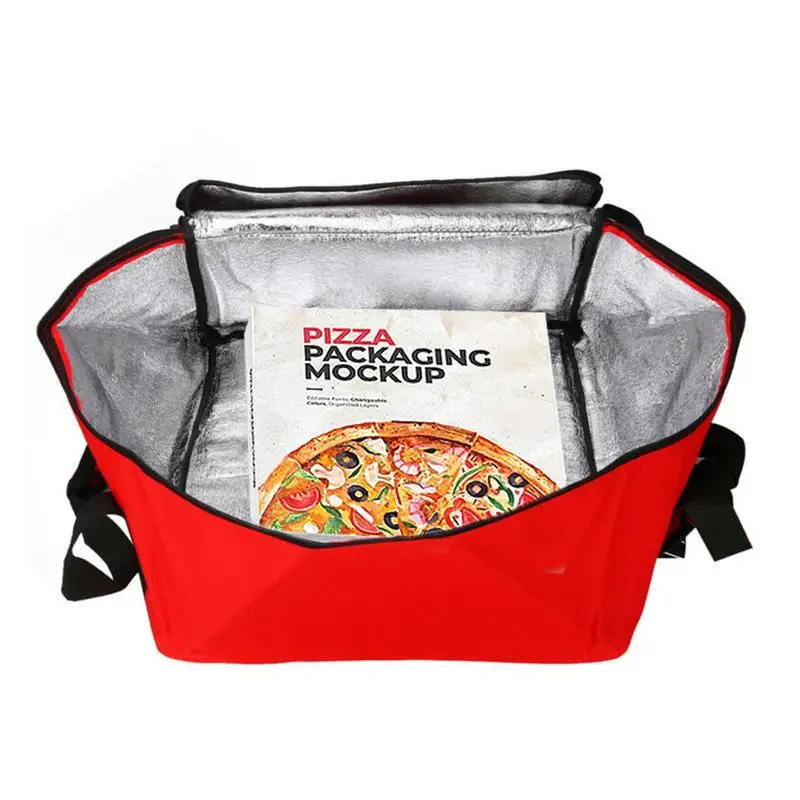 

Сумка для доставки тортов 16 дюймов, изолированная многоразовая сумка для продуктов, сумка для подогрева пищи, держатель для хранения пиццы, согревающие пакеты для горячей пищи с изоляцией