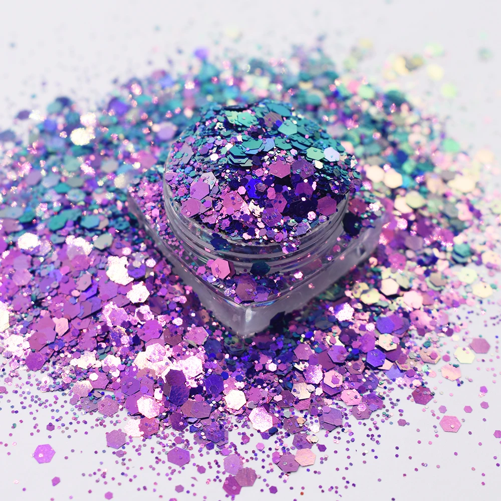 10g/Bag Chunky Mix Glitter Sparkly Holographic Flakes Hexagon DIY Nail Manicure Sequins Decoration Accessories
10g/Bag Chunky Mix Glitter Sparkly Holographic Flakes Hexagon DIY Nail Manicure Sequins Decoration Accessories
