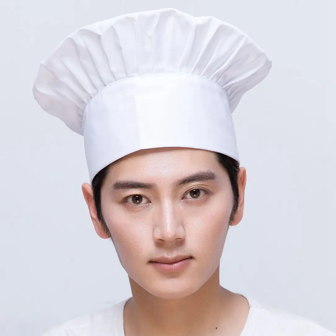 Kitchen Cooking Cap Adjustable Unisex Chef Hat Kitchen Baker Elastic Hat Catering Cooking Cap Striped Plain Hats Working Cap
Kitchen Cooking Cap Adjustable Unisex Chef Hat Kitchen Baker Elastic Hat Catering Cooking Cap Striped Plain Hats Working Cap