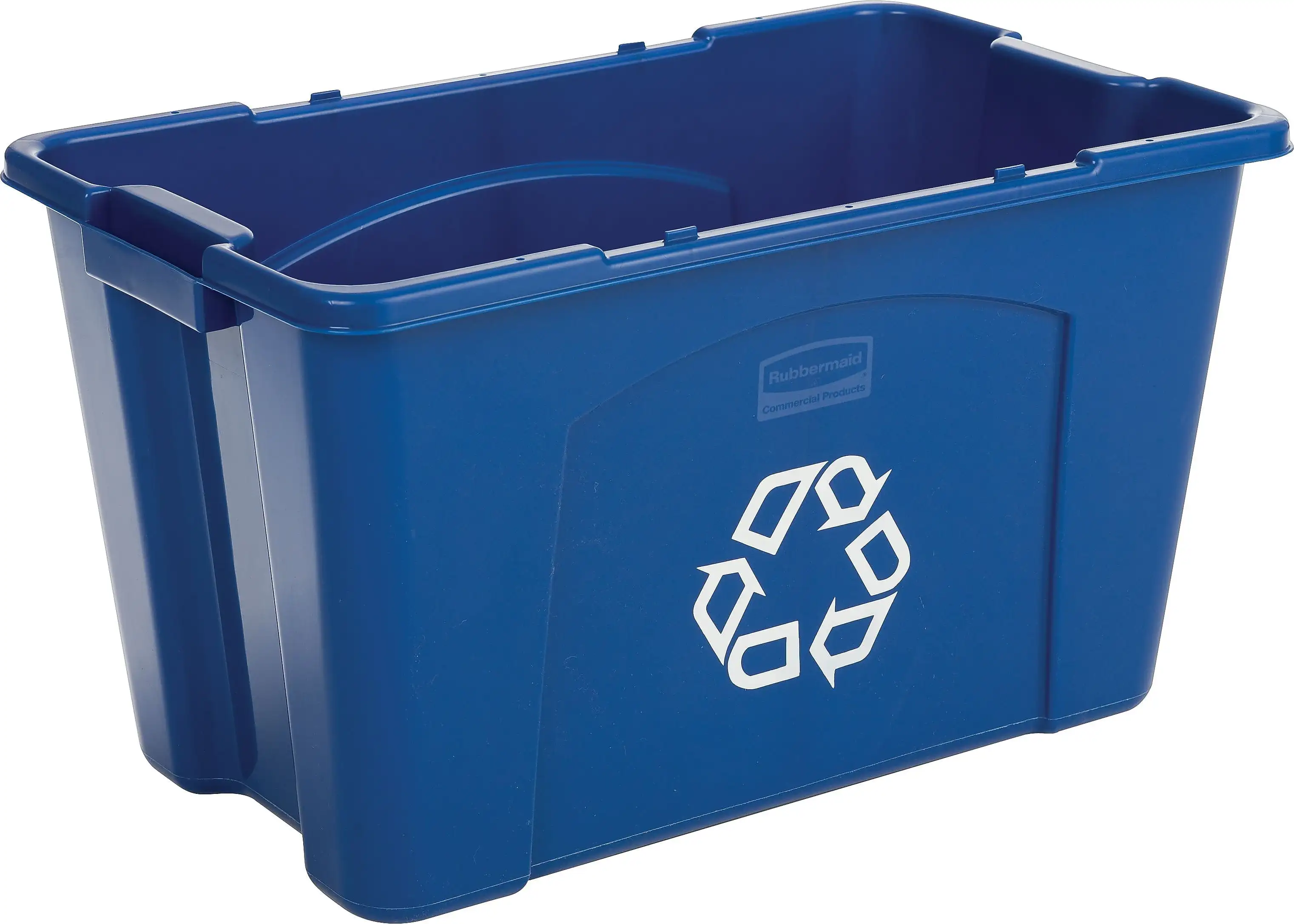 Rubbermaid Commercial Products FG571473BLUE Stackable Recycling Bin, 14 Gallon, Blue
Rubbermaid Commercial Products FG571473BLUE Stackable Recycling Bin, 14 Gallon, Blue