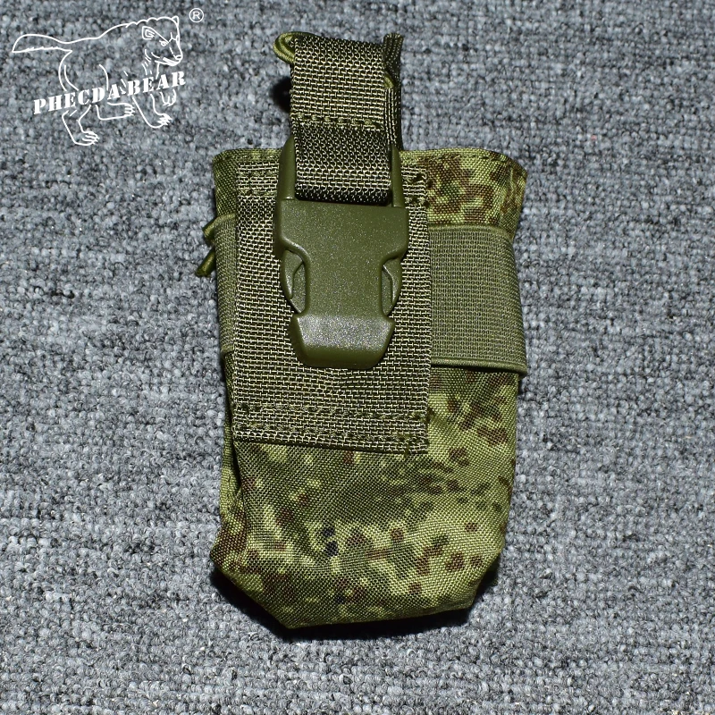 

PHECDA military gear Russia Army EMR camouflage 500D nylon MOLLE system tactical radio pouch airsoft paintball interphone pouch