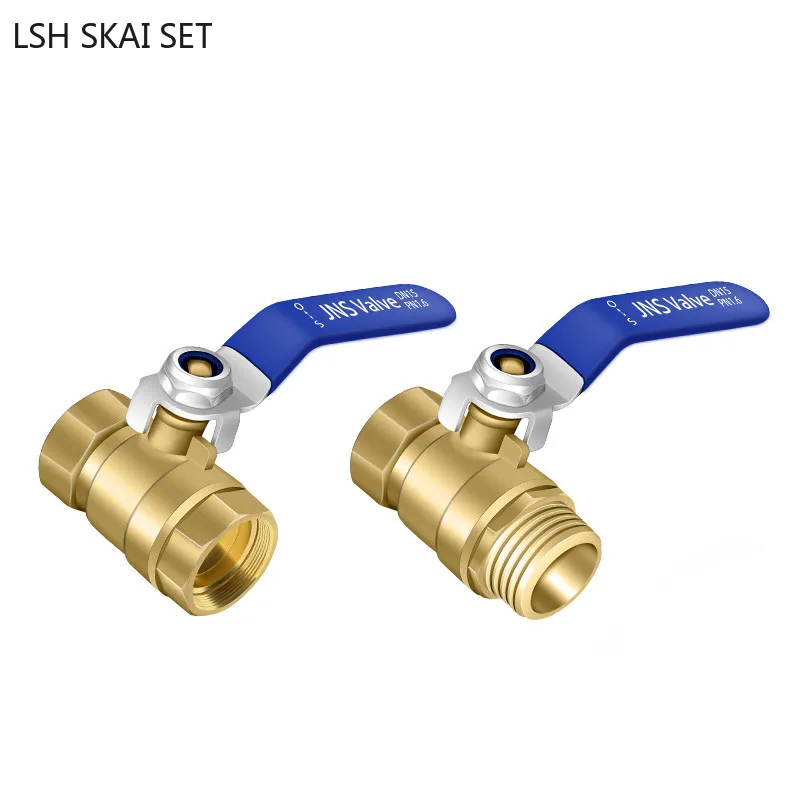 Thickened Female/Male Thread Valve Brass Ball Valve Connector Joint Copper Pipe Fitting Coupler with Lever Handle Plumbing Valve
Thickened Female/Male Thread Valve Brass Ball Valve Connector Joint Copper Pipe Fitting Coupler with Lever Handle Plumbing Valve