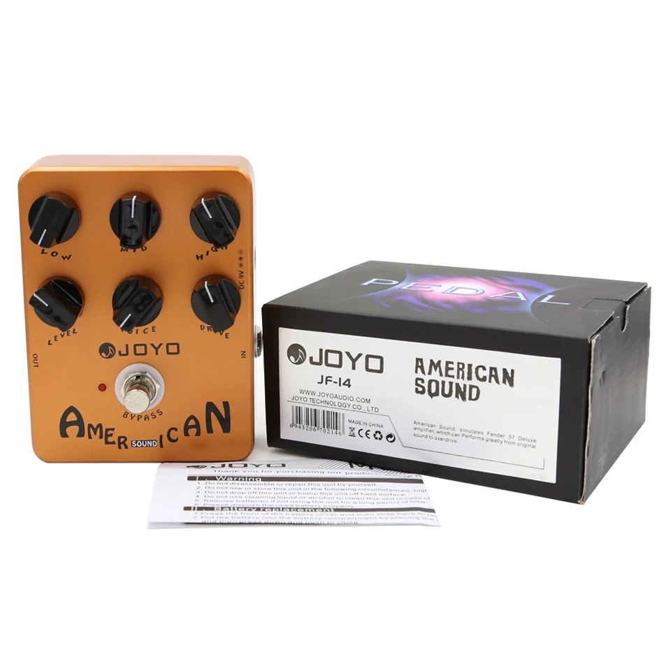 JOYO JF-14 Electric Guitar Effects Pedal American Sound Speaker simulator Effect Pedal Stompbox True Bypass
JOYO JF-14 Electric Guitar Effects Pedal American Sound Speaker simulator Effect Pedal Stompbox True Bypass
