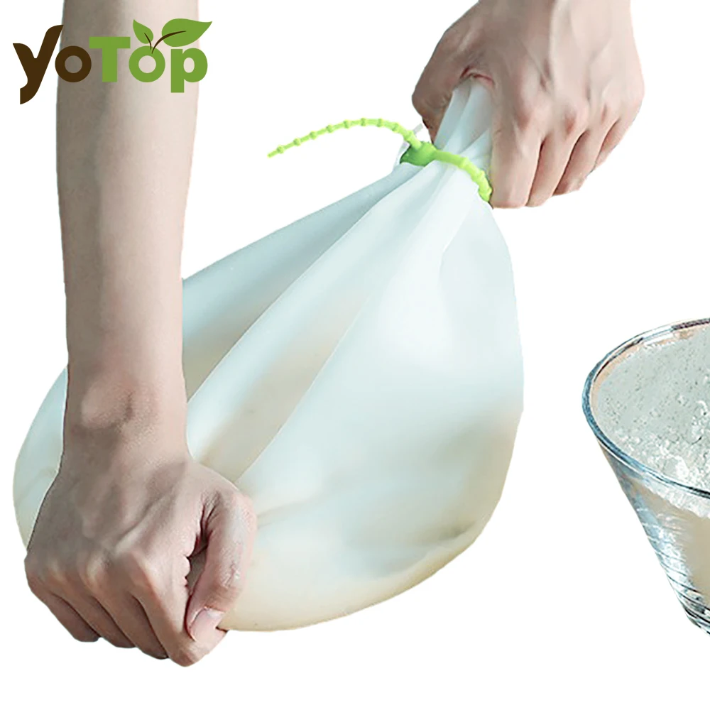 1.5KG Silicone Kneading Dough Bag Flour Mixer Bag Baking Bags Versatile Dough Mixer for Bread Pastry Pizza Kitchen Tools
1.5KG Silicone Kneading Dough Bag Flour Mixer Bag Baking Bags Versatile Dough Mixer for Bread Pastry Pizza Kitchen Tools