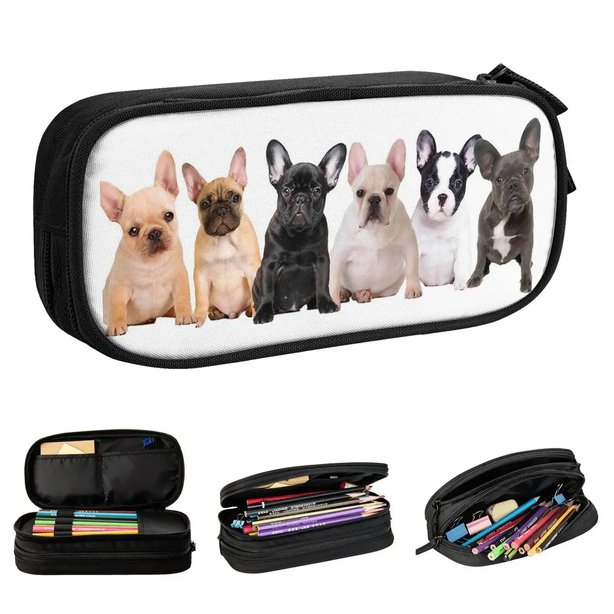 Lovely French Bulldog Pencil Cases Dog Lover Cute Animal Pencilcases Pen Box Big Capacity Bag Students School Gift Stationery
Lovely French Bulldog Pencil Cases Dog Lover Cute Animal Pencilcases Pen Box Big Capacity Bag Students School Gift Stationery