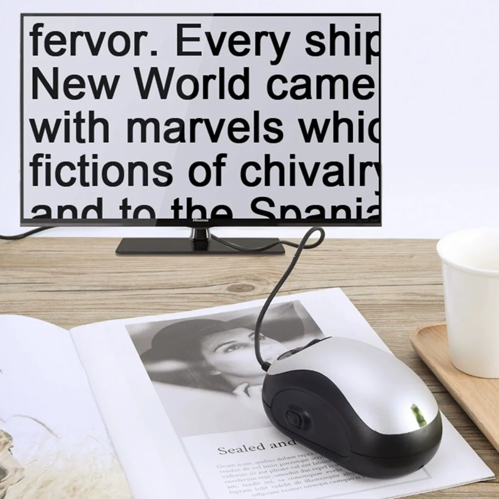 UM028B 5X-25X Digital Magnifier Wired Reading Aid Desktop Mouse Camera Electronic Magnifier TV Output For Low Vision Aids
UM028B 5X-25X Digital Magnifier Wired Reading Aid Desktop Mouse Camera Electronic Magnifier TV Output For Low Vision Aids