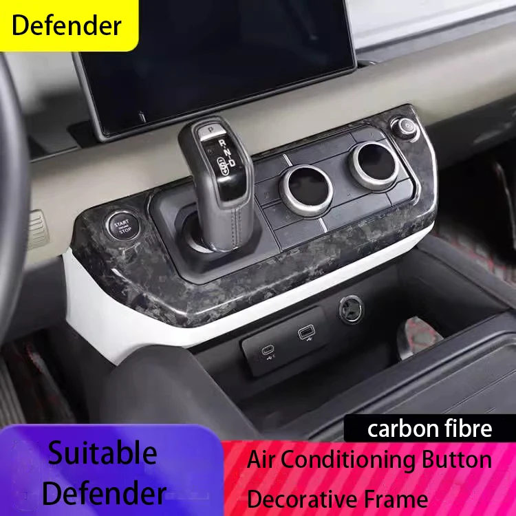 Suitable for 20-24 Land Rover Defender 90110 modified center console, air conditioning button panel, carbon fiber forged pattern
Suitable for 20-24 Land Rover Defender 90110 modified center console, air conditioning button panel, carbon fiber forged pattern