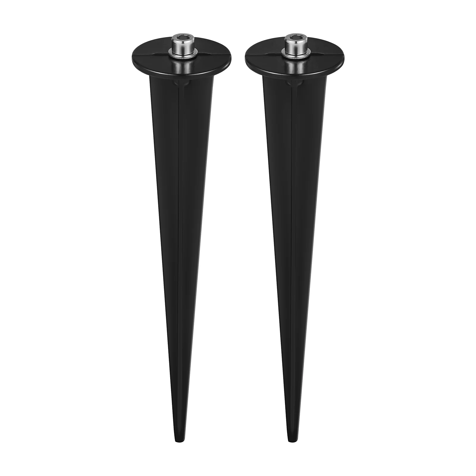 

Uonlytech 2pcs 16cm Ground Stake for Floodlights Lawn Light Ground Plugs with M5 Screws Outdoor Spotlight Accessory for Garden