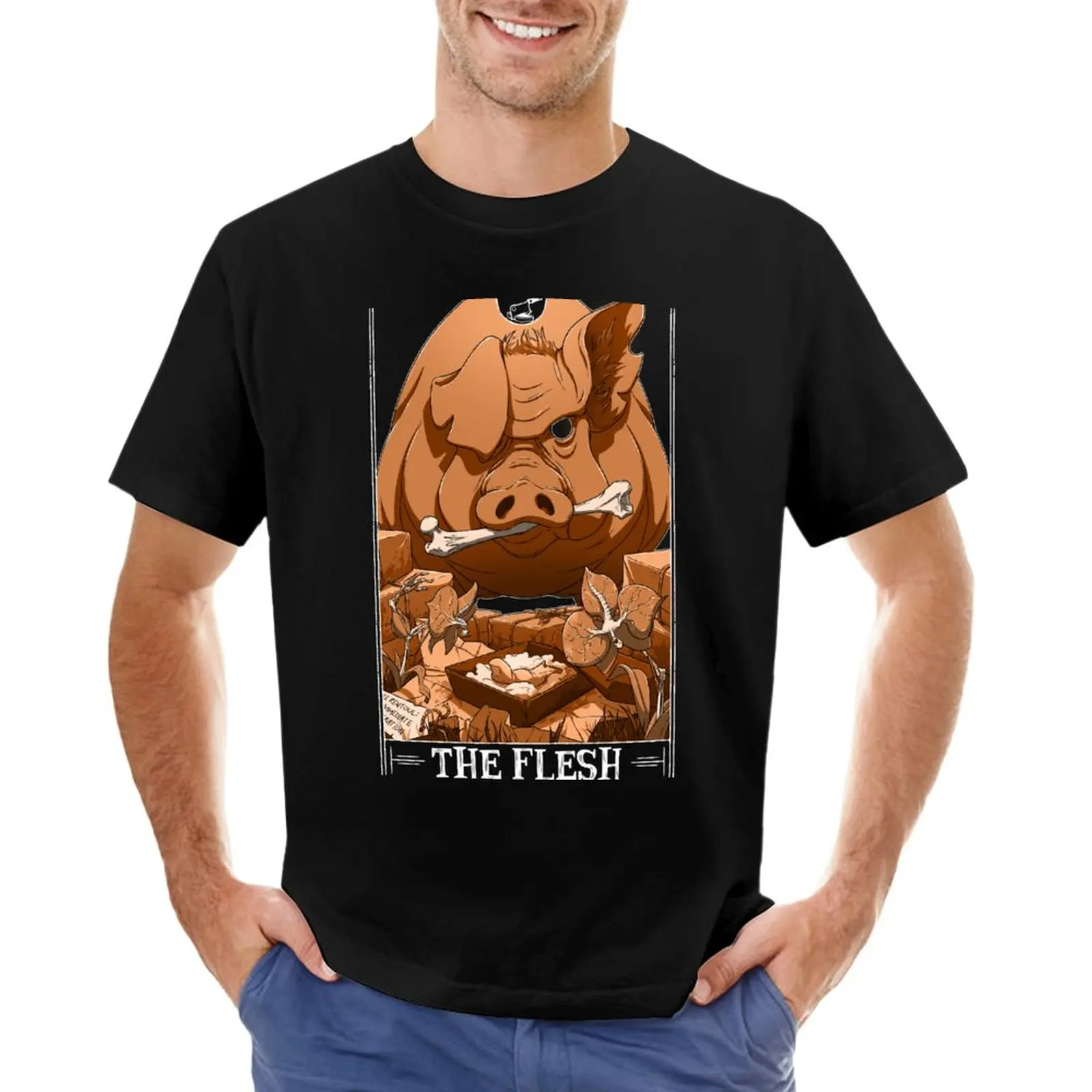 The Flesh Tarotesque - (Dark) T-Shirt summer tops T-shirt for a boy anime clothes funny t shirts for men
The Flesh Tarotesque - (Dark) T-Shirt summer tops T-shirt for a boy anime clothes funny t shirts for men