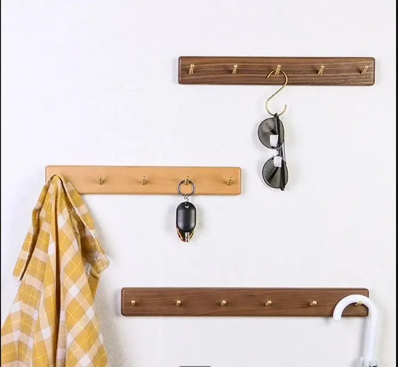 Brass Wood Hook Wall Hooks Shelf Coat Hooks Wall-mounted Storage Rack Key Holder Wall Decorative Hook Home Wall Hanging Hangers
Brass Wood Hook Wall Hooks Shelf Coat Hooks Wall-mounted Storage Rack Key Holder Wall Decorative Hook Home Wall Hanging Hangers