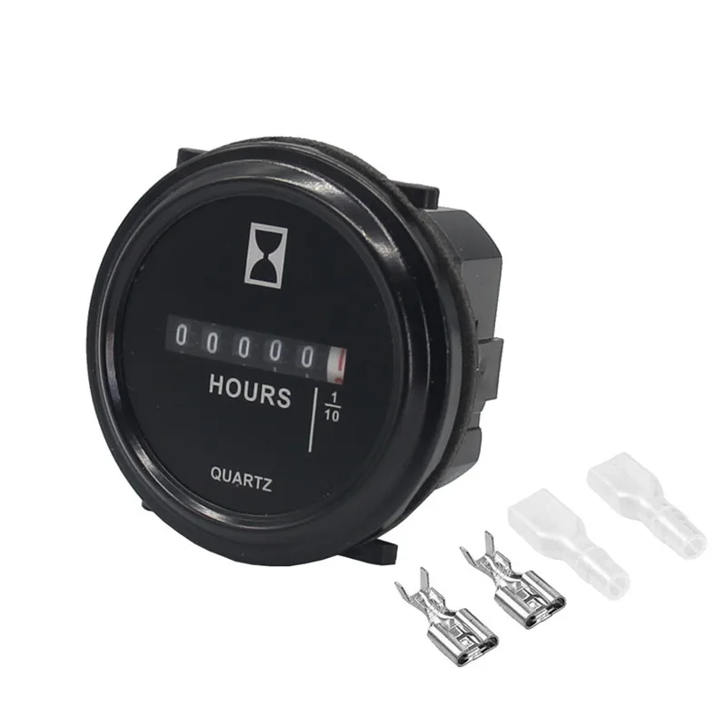 Waterproof Engine Timer 12V 24V Hour Meter For Marine Boat Tractor 2" Round Gauge Truck Mechanical Counter
Waterproof Engine Timer 12V 24V Hour Meter For Marine Boat Tractor 2" Round Gauge Truck Mechanical Counter