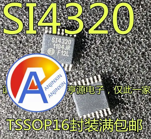 10 шт., 100% оригинальные новые SI4320-J1-FTR TSSOP16 Silkscreen SI4320 Wireless RF
10 шт., 100% оригинальные новые SI4320-J1-FTR TSSOP16 Silkscreen SI4320 Wireless RF
