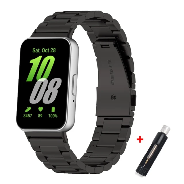Металлический ремешок для Samsung Galaxy Fit 3 Band 2024, новый браслет из нержавеющей стали, Аксессуары для Samsung Galaxy Fit3 
Металлический ремешок для Samsung Galaxy Fit 3 Band 2024, новый браслет из нержавеющей стали, Аксессуары для Samsung Galaxy Fit3