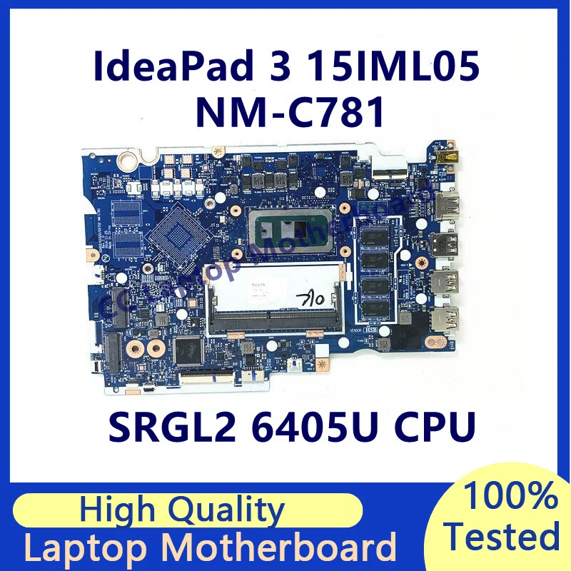 GS452/GS552/GS752 NM-C781 для Lenovo IdeaPad 3 15IML05 материнская плата для ноутбука с процессором SRGL2 6405U ОЗУ 4 ГБ 100% Протестировано хорошо работает
GS452/GS552/GS752 NM-C781 для Lenovo IdeaPad 3 15IML05 материнская плата для ноутбука с процессором SRGL2 6405U ОЗУ 4 ГБ 100% Протестировано хорошо работает