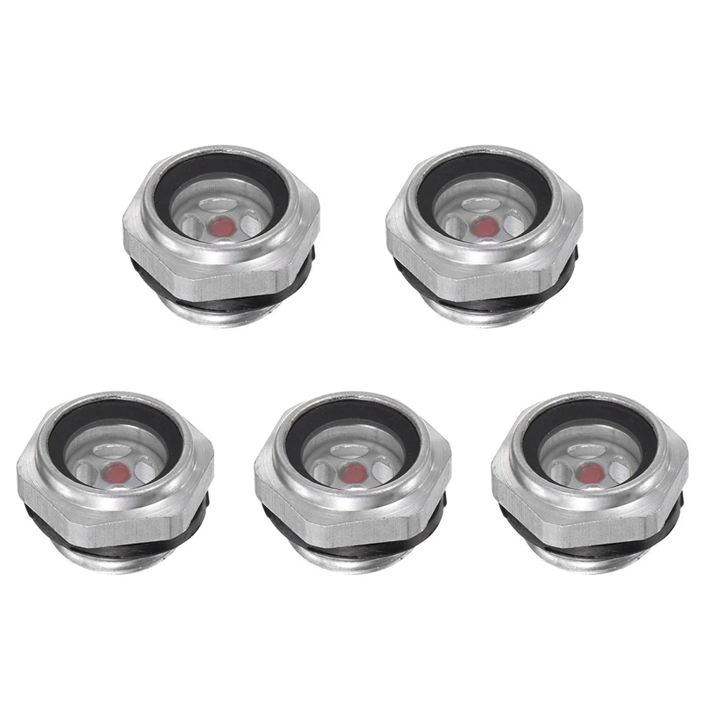 Strong Bending Strength Oil Level Sight Glass 1/2\" Thread Size 17mm / 0.67\" Overall Height O-ring External Thread
Strong Bending Strength Oil Level Sight Glass 1/2\" Thread Size 17mm / 0.67\" Overall Height O-ring External Thread