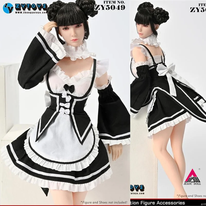 ZYTOYS 1/6 Scale ZY5049 Female Maid Outfit Maid Dress Armband Bow Tie Set Clothes Model Fit 12-inch Soldier Action Figure Body
ZYTOYS 1/6 Scale ZY5049 Female Maid Outfit Maid Dress Armband Bow Tie Set Clothes Model Fit 12-inch Soldier Action Figure Body
