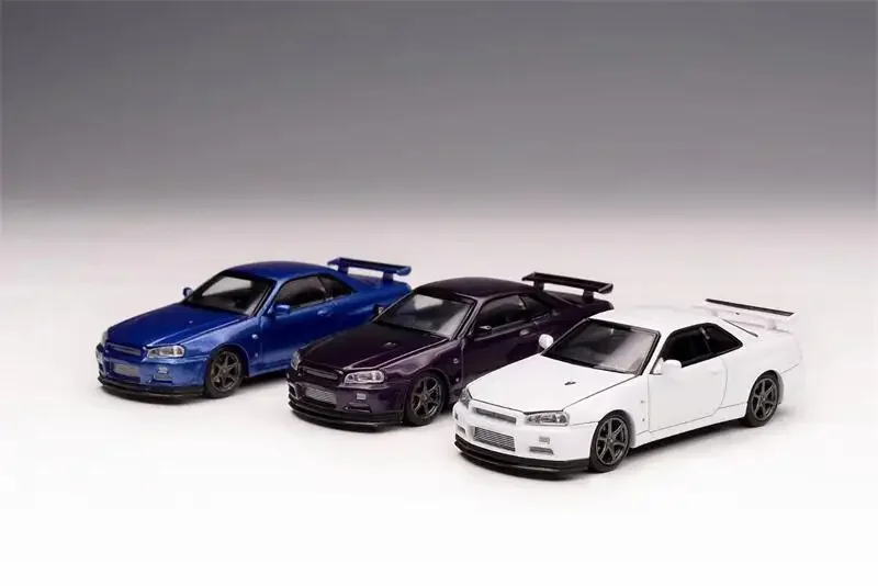 PreSale Motorhelix 1:64 NISSAN SKYLINE GT-R R34 V Spec II коллекция литых моделей автомобилей
PreSale Motorhelix 1:64 NISSAN SKYLINE GT-R R34 V Spec II коллекция литых моделей автомобилей