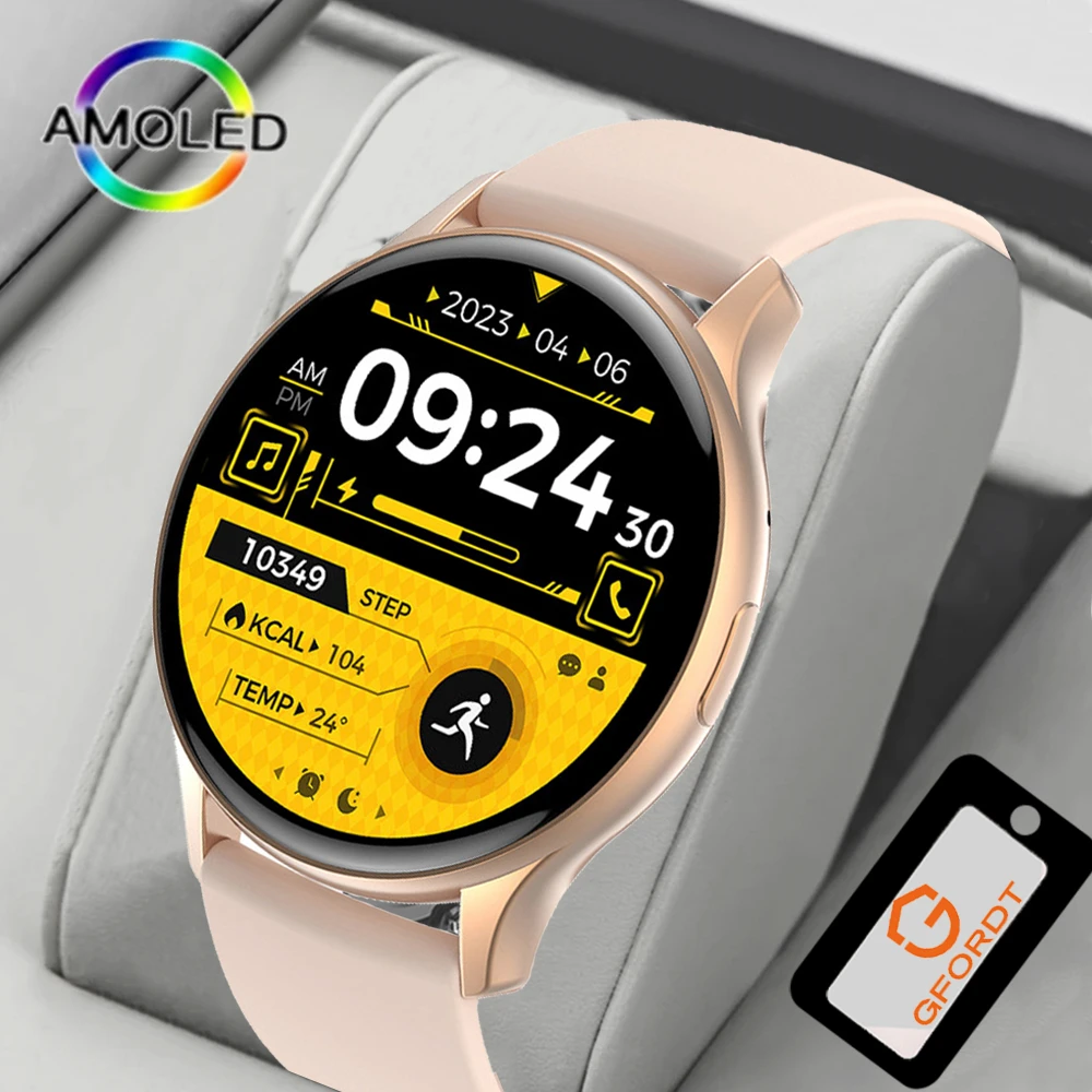GFORDT NFC SmartWatch AMOLED Bluetooth Call Health Monitor 1.43" Always on Display Fitness Tracker Sport Smart Watch Men Women
GFORDT NFC SmartWatch AMOLED Bluetooth Call Health Monitor 1.43" Always on Display Fitness Tracker Sport Smart Watch Men Women