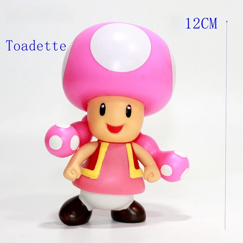 

Super Mario Bros. Anime Luigi Collection Decoration Bowser Yoshi Toadette Figure PVC Doll Ornament Japanese Anime Birthday Gifts