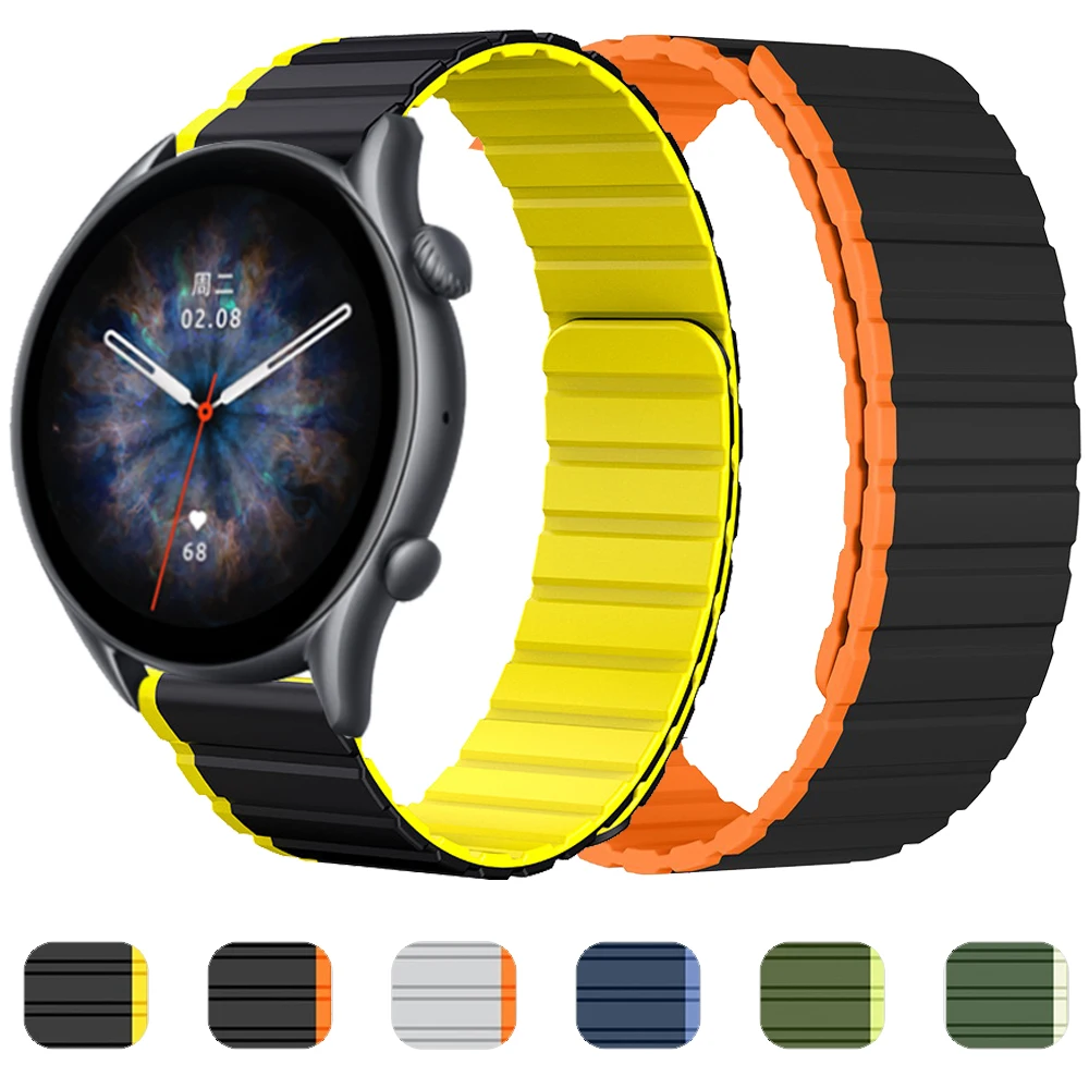 Magnetic Watchband for Huami Amazfit GTR 4 3 Pro 2 2e / GTS 4 3 2 Mini GTR4 Bip U Wristband Bracelet Silicone Strap Band 20 22mm
Magnetic Watchband for Huami Amazfit GTR 4 3 Pro 2 2e / GTS 4 3 2 Mini GTR4 Bip U Wristband Bracelet Silicone Strap Band 20 22mm