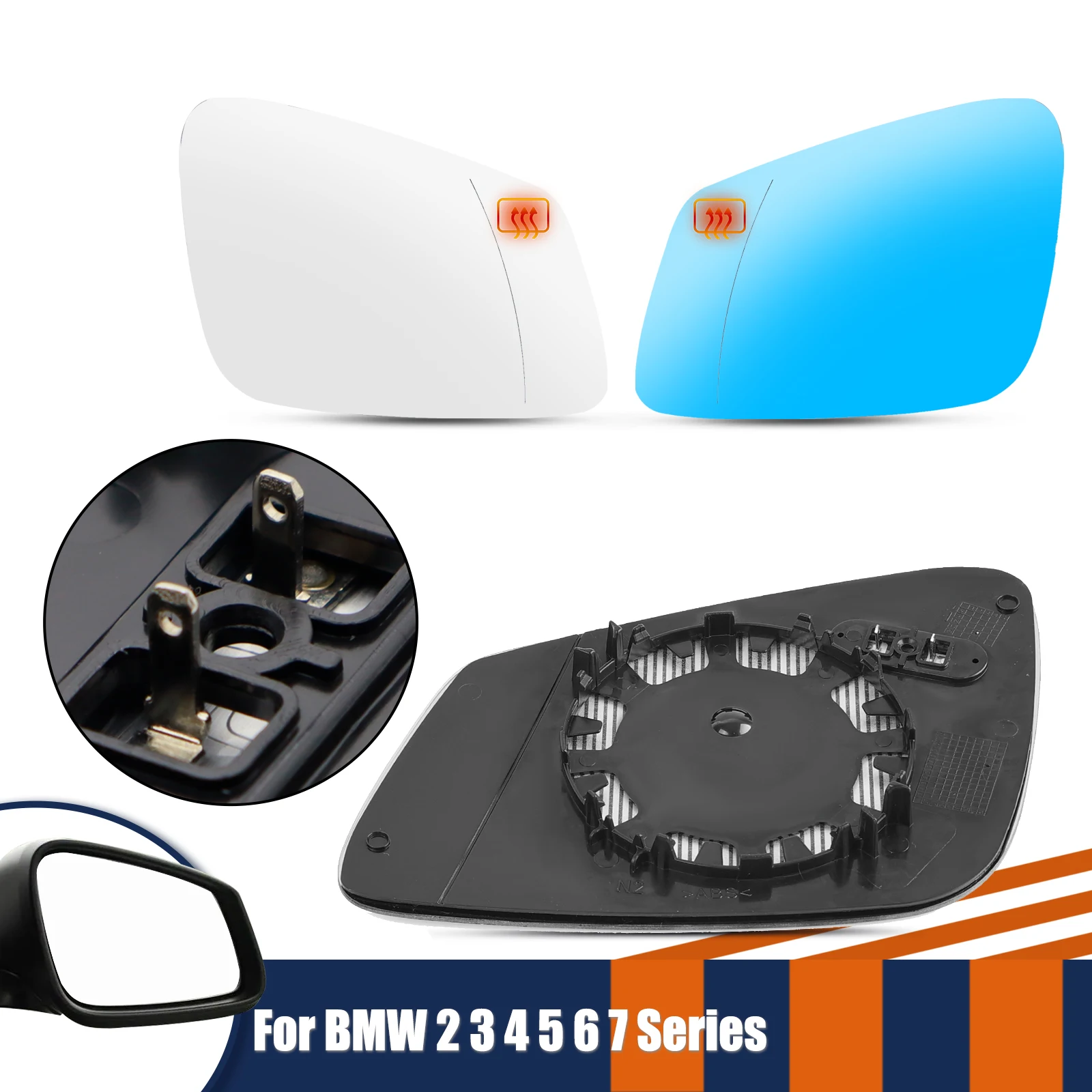 Для BMW F01 F02 F04 F07 F10 F11 I3 F20 F30 F46 2010 - 2016 левое и правое боковое зеркальное стекло с подогревом синее белое выпуклое зеркало заднего вида
Для BMW F01 F02 F04 F07 F10 F11 I3 F20 F30 F46 2010 - 2016 левое и правое боковое зеркальное стекло с подогревом синее белое выпуклое зеркало заднего вида