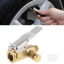 

Car Tire Inflator Chuck Air Compressor Pump Lock On Nozzle Fine Thread Deflation Pump Valve Clip Connector Adapter Accessories