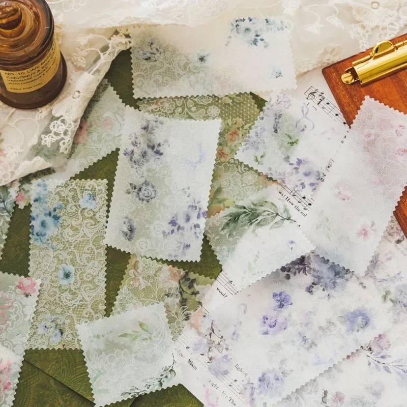 20Sheets Material Paper Handbook Lace Flower Sea Buds Writing Pads Supplies Decoration Background Scrapbook Cut 140*121mm
20Sheets Material Paper Handbook Lace Flower Sea Buds Writing Pads Supplies Decoration Background Scrapbook Cut 140*121mm