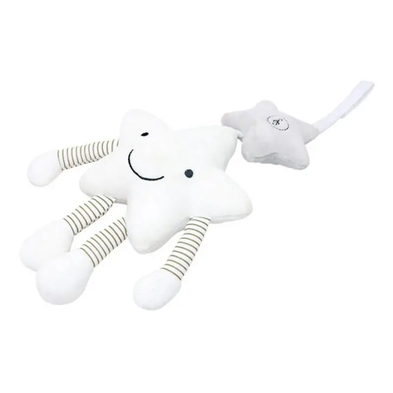 Star Plush Rattle Stroller Hanging Toy for Baby Infant Travel Toy White Pendant for Car for Seat High Chair Decorat
Star Plush Rattle Stroller Hanging Toy for Baby Infant Travel Toy White Pendant for Car for Seat High Chair Decorat