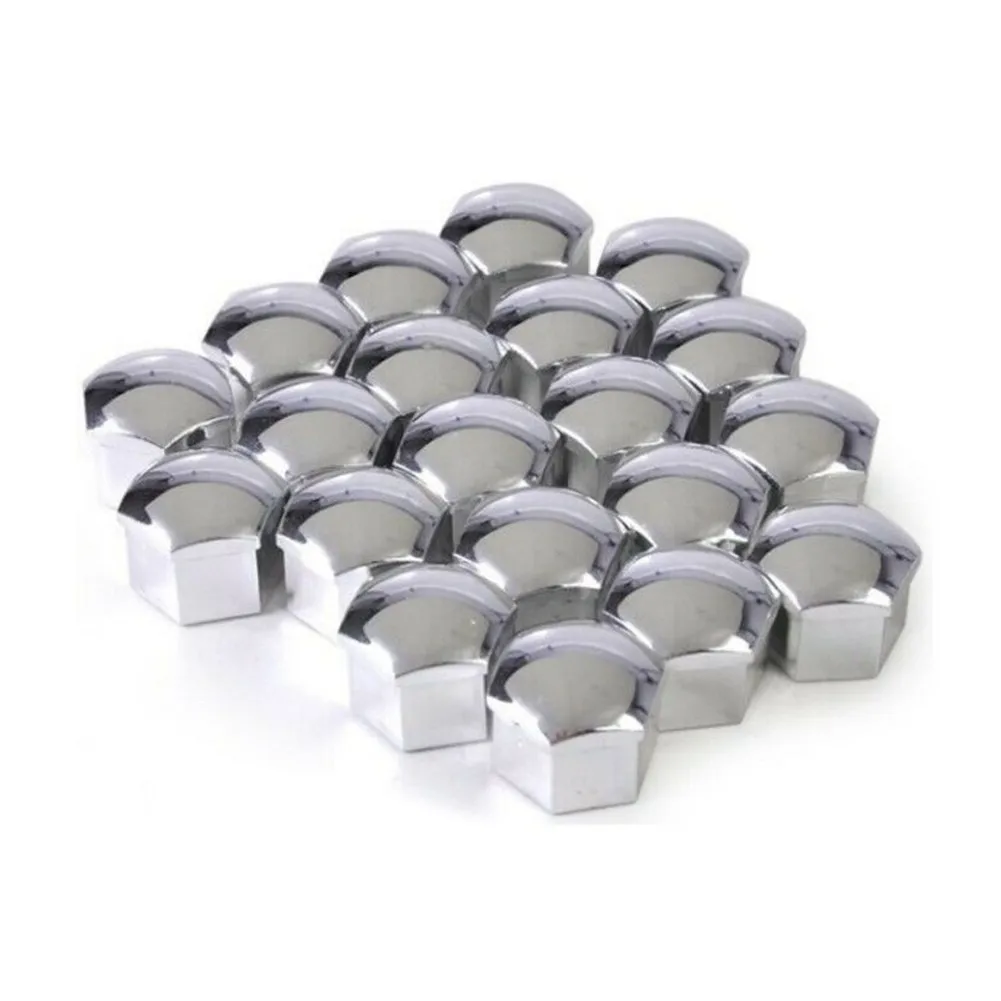 20pcs 17mm SMOOTH SILVER ALLOY WHEEL NUT BOLT COVERS UNIVERSAL SET FOR CAR With Removal Tool Fit Any Car Wheel 17mm Bolts Or Nut
20pcs 17mm SMOOTH SILVER ALLOY WHEEL NUT BOLT COVERS UNIVERSAL SET FOR CAR With Removal Tool Fit Any Car Wheel 17mm Bolts Or Nut