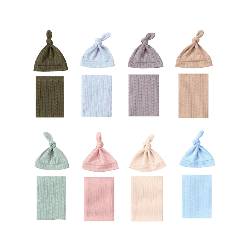 Cotton Swaddle Infant Receiving Blanket with Newborn Hat Set Toddler Accessories
Cotton Swaddle Infant Receiving Blanket with Newborn Hat Set Toddler Accessories