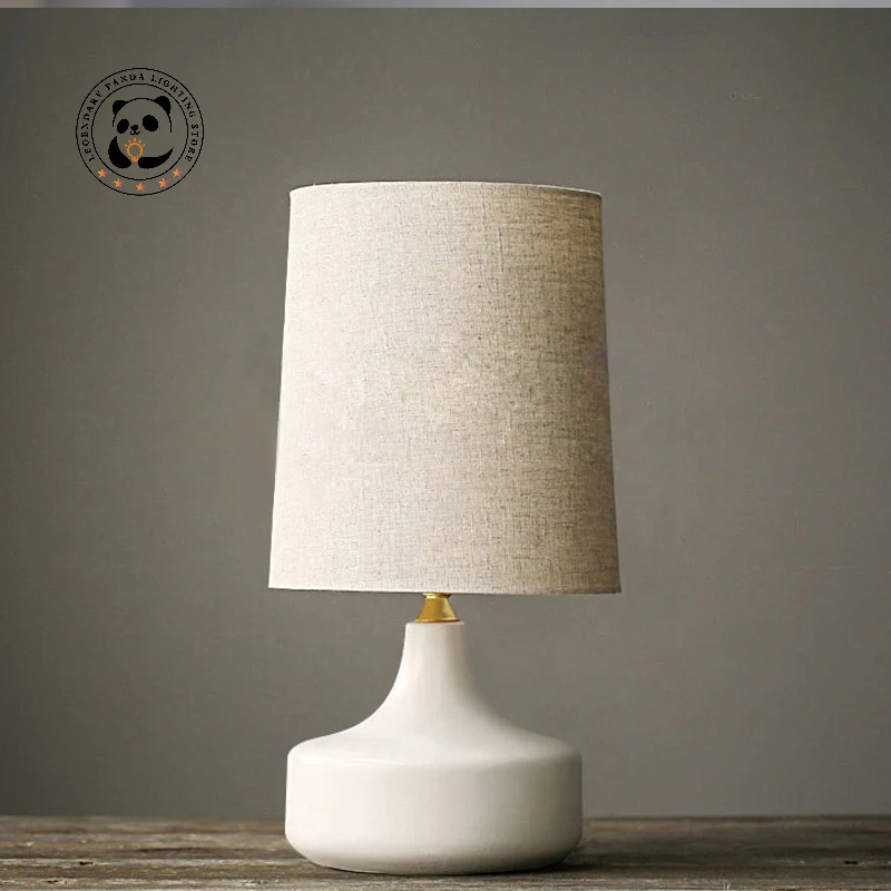 American Ceramic Table Lamp Nordic Bedroom Bedside Light Cloth Art Lampshade E27 Classical Room Decor Led Lamp Standing Lamparas
American Ceramic Table Lamp Nordic Bedroom Bedside Light Cloth Art Lampshade E27 Classical Room Decor Led Lamp Standing Lamparas
