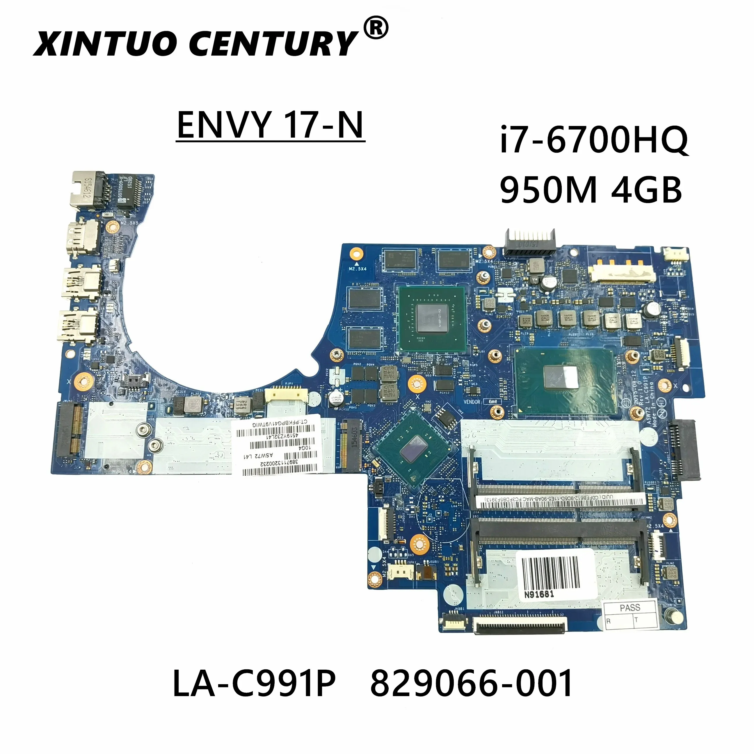 832317-601 832317-001 829066-601 829066-501 829066-001 для HP Envy 17-N материнская плата для ноутбука LA-C991P DDR3 100% протестирована
832317-601 832317-001 829066-601 829066-501 829066-001 для HP Envy 17-N материнская плата для ноутбука LA-C991P DDR3 100% протестирована