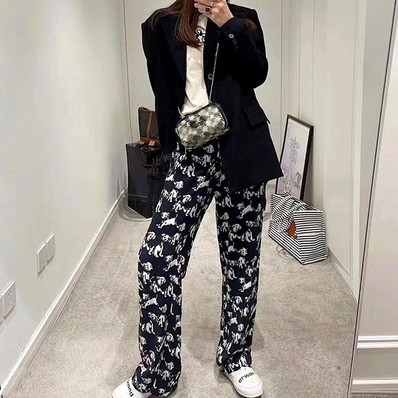 Ins Streetwear Cute Puppy Full Print Woman Pants High Waist Loose Wide Leg Pants Summer Large 2XL Kawaii Trouser Joggers Women
Ins Streetwear Cute Puppy Full Print Woman Pants High Waist Loose Wide Leg Pants Summer Large 2XL Kawaii Trouser Joggers Women