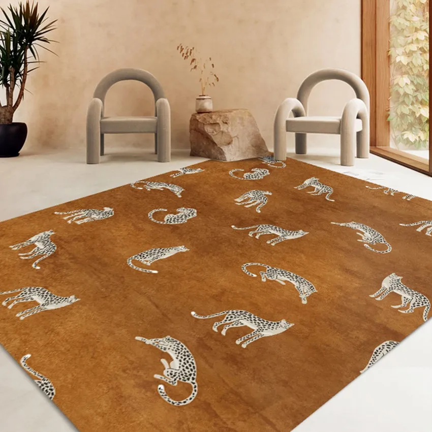 INS leopard pattern area rug Post-modern decorative coffee table carpet Nordic style big size bedside rug,
INS leopard pattern area rug Post-modern decorative coffee table carpet Nordic style big size bedside rug,