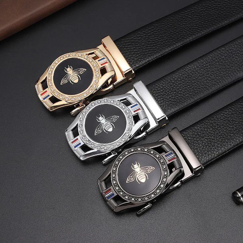 Men's Belts Genuine leather Belt Men Top Quality Leather Belts for Men Strap Male Metal Automatic Buckle
Men's Belts Genuine leather Belt Men Top Quality Leather Belts for Men Strap Male Metal Automatic Buckle