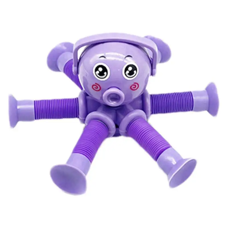 

Телескопическая игрушка-осьминог, мультяшная милая игрушка-Осьминог с шестью когтями, ручная сенсорная игрушка, игрушка-антистресс