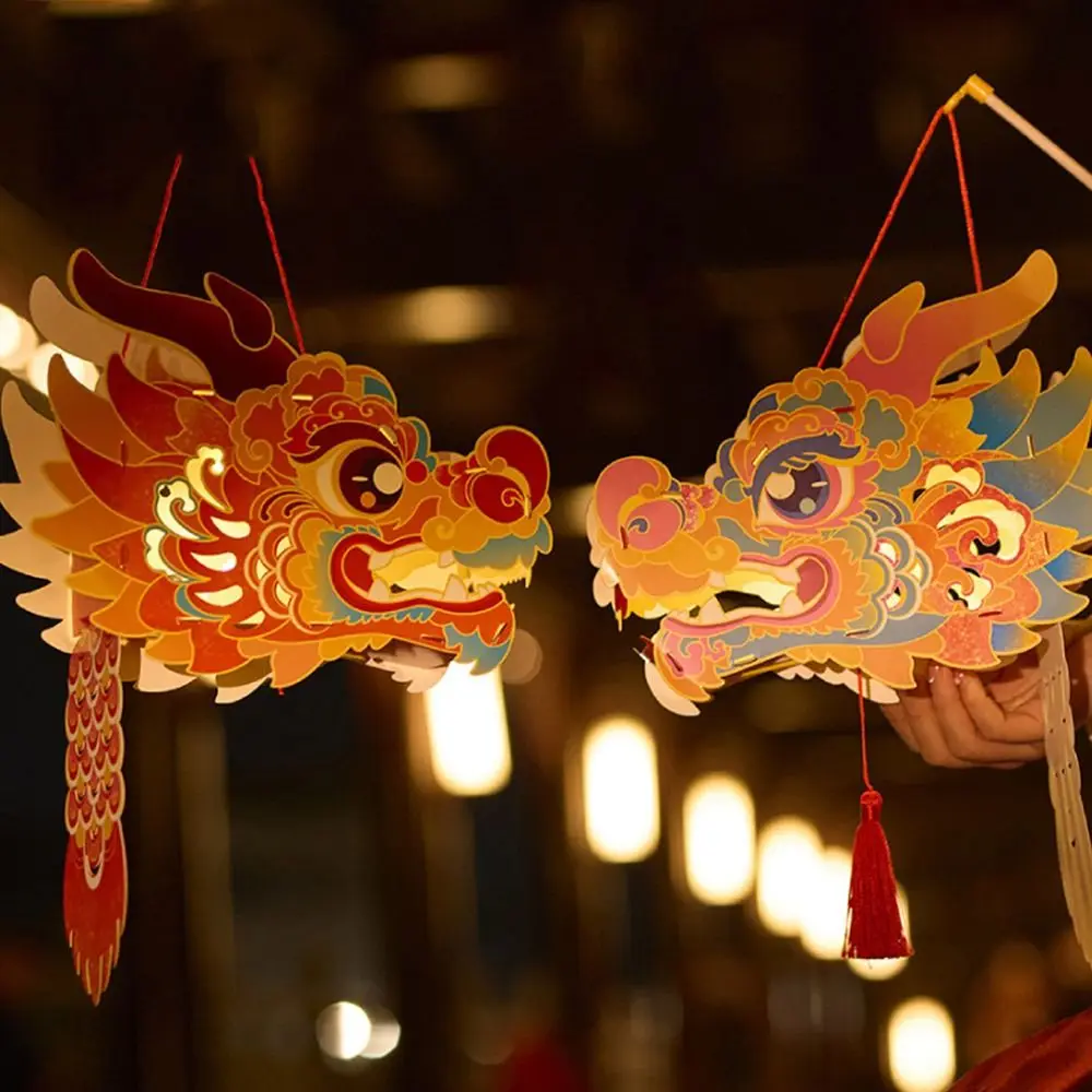 Handmade Dragon Year Handheld Lantern Luminous Projection Spring Festival Luminous Lanterns Handheld Glowing
Handmade Dragon Year Handheld Lantern Luminous Projection Spring Festival Luminous Lanterns Handheld Glowing