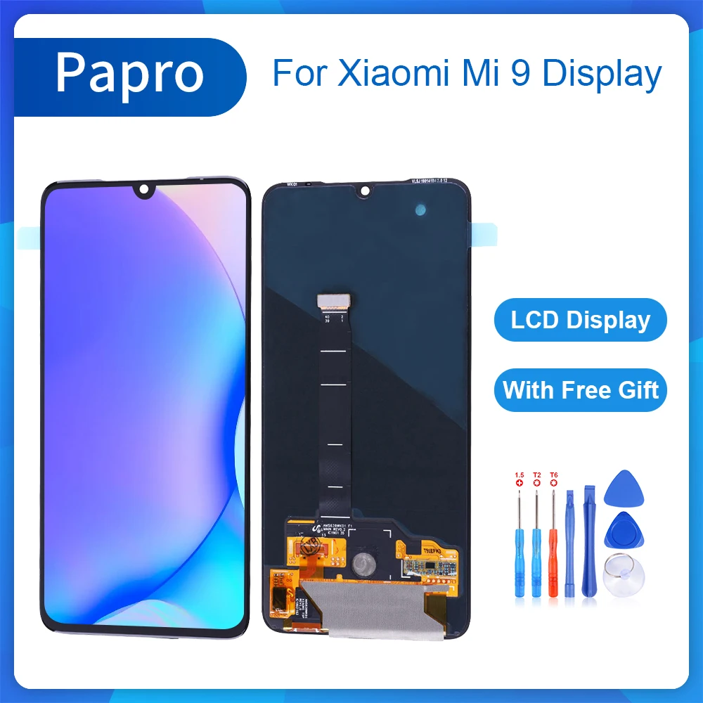 100% протестированный ЖК-дисплей для Xiaomi mi 9, сенсорный экран, дигитайзер, запасные части для дисплея MI9 M1902F1G, ЖК-экран с подарком
100% протестированный ЖК-дисплей для Xiaomi mi 9, сенсорный экран, дигитайзер, запасные части для дисплея MI9 M1902F1G, ЖК-экран с подарком