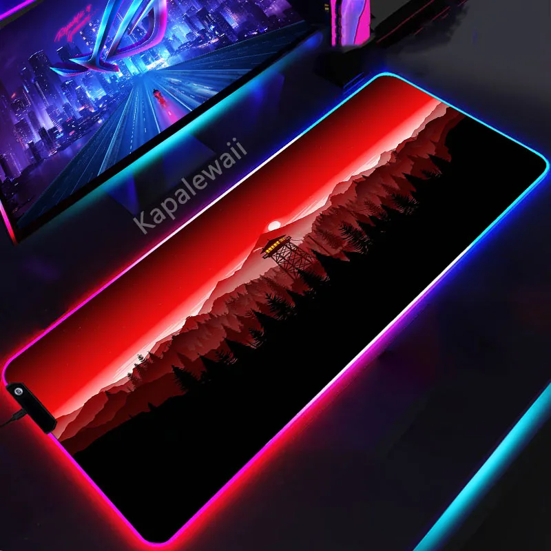 RGB Forest Mouse Pad Large Mouse Pad Gamer Mausepad Gaming Speed Keyboard Pads LED Luminous Mouse Mat Office Desk Protector Mat
RGB Forest Mouse Pad Large Mouse Pad Gamer Mausepad Gaming Speed Keyboard Pads LED Luminous Mouse Mat Office Desk Protector Mat
