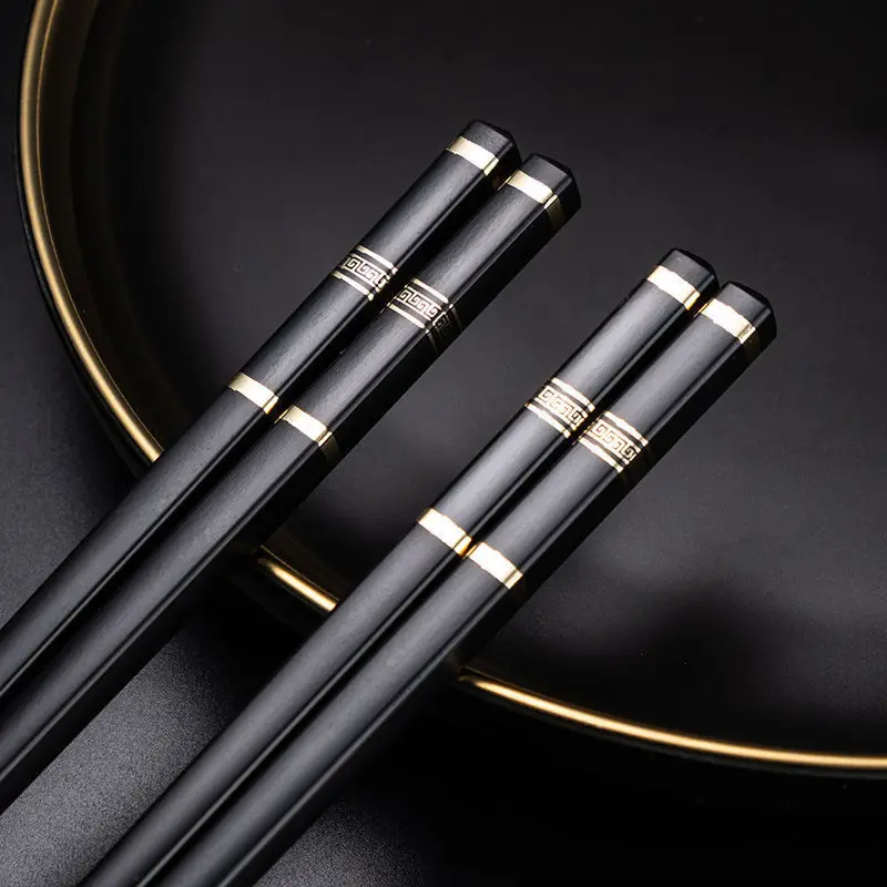 New High-grade Household Bronzing Chopsticks High Temperature Resistant Non-slip Gift Alloy Chopsticks Tableware 5pcs
New High-grade Household Bronzing Chopsticks High Temperature Resistant Non-slip Gift Alloy Chopsticks Tableware 5pcs