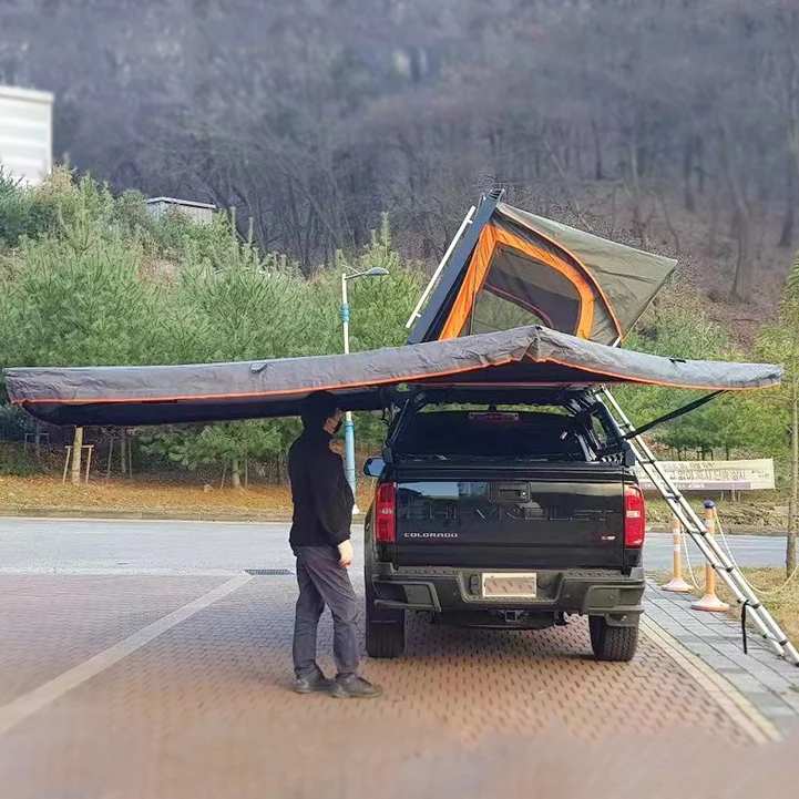 Semi-automatic tente de toit voiture rooftop hard shell aluminum car roof top tent
Semi-automatic tente de toit voiture rooftop hard shell aluminum car roof top tent