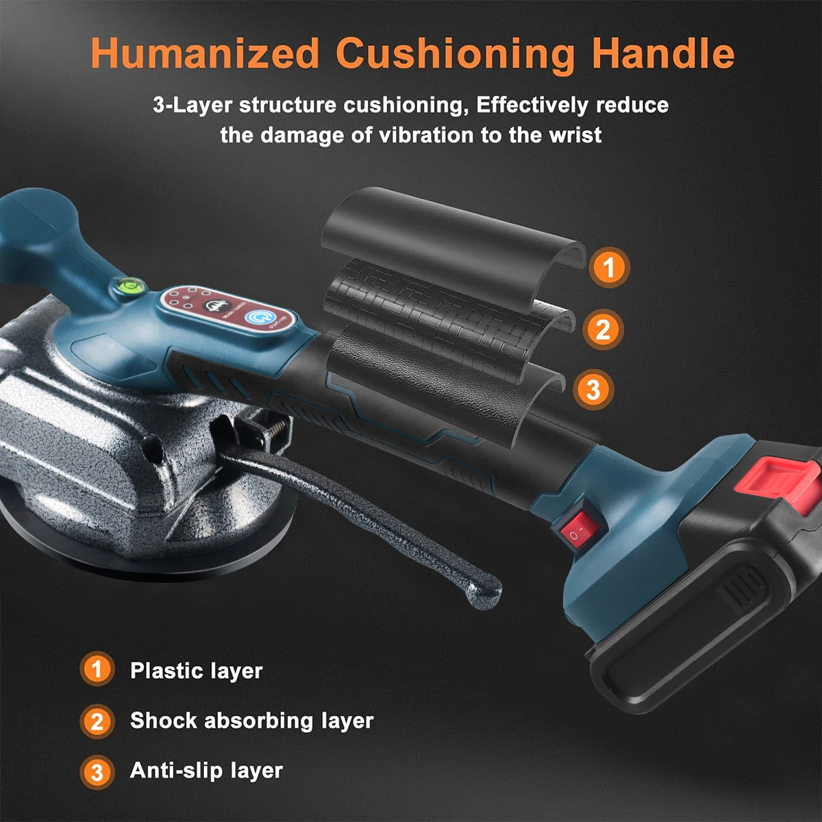 12V/21V Tile Tiling Machine High Loading Capacity Wall Floor Tiles Laying Vibrating Tool Utility Tools with Enlarged Suction Cup 12V/21V Tile Tiling Machine High Loading Capacity Wall Floor Tiles Laying Vibrating Tool Utility Tools with Enlarged Suction Cup