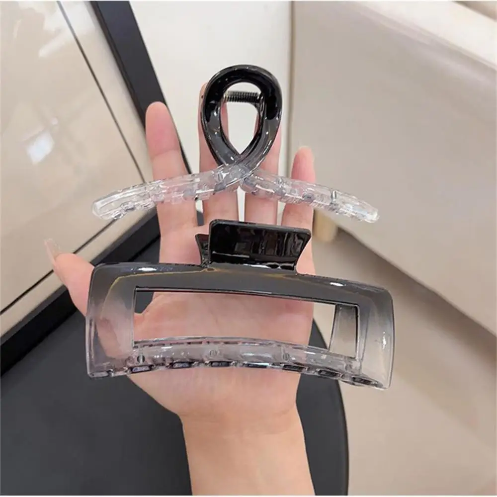 New Gradient Color Hair Claw Women Crab Transparent Acrylic Big Barrette Girls Summer Hollow Grab Bath Clip Non-Slip Headwear
New Gradient Color Hair Claw Women Crab Transparent Acrylic Big Barrette Girls Summer Hollow Grab Bath Clip Non-Slip Headwear