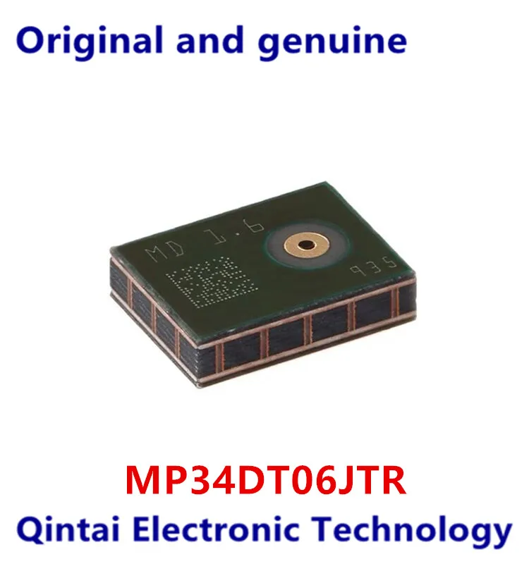 Original genuine MP34DT06JTR LGA-5 MEMS audio sensor omnidirectional stereo digital microphone
Original genuine MP34DT06JTR LGA-5 MEMS audio sensor omnidirectional stereo digital microphone