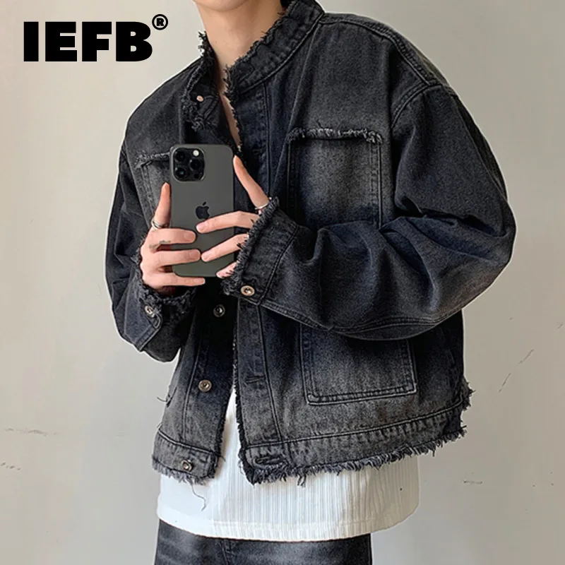 IEFB Trend Men's Washed Denim Jackets Fashion Burrs Vintage Male Casual Jean Coat Retro Gradient Cardigan 2023 Autumn New 9C642
IEFB Trend Men's Washed Denim Jackets Fashion Burrs Vintage Male Casual Jean Coat Retro Gradient Cardigan 2023 Autumn New 9C642