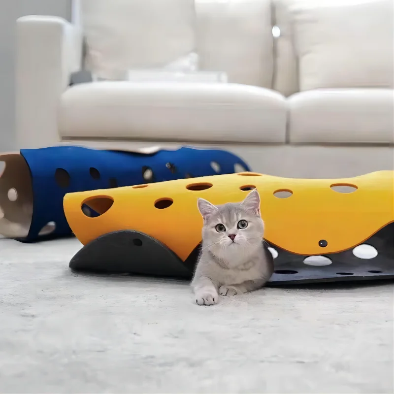 Игрушка для кошек, фетровый сращивающийся туннель для кошек, деформируемое гнездо для котят, складная трубка, искусственная интерактивная игрушка для домашних животных, аксессуары для кошек
Игрушка для кошек, фетровый сращивающийся туннель для кошек, деформируемое гнездо для котят, складная трубка, искусственная интерактивная игрушка для домашних животных, аксессуары для кошек